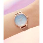 腕時計 「OLIVIA BURTON/オリビアバートン」 アンダーザシー ウィッシング ウェーブ サンセット ディープシー30mm 腕時計 レディース