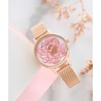 腕時計 「OLIVIA BURTON/オリビアバートン」 ブロッサム ミディ 3D メッシュベルト 30mm 腕時計 レディース