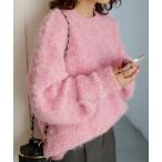 ニット セーター 「WEB限定」畦シャギービッグニット「ユニセックス」 レディース メンズ