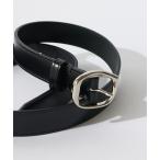 ベルト オリジナルバックル コードバンライクベルト メンズ