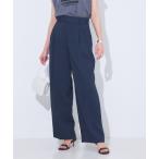 パンツ ツイルワイドパンツ レディース