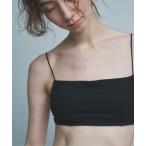 インナーシャツ 肌着 「La nature linge」ベア天竺キャミソールブラ レディース