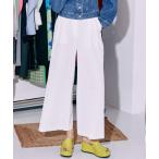  брюки из твила Silky Taffeta Tuck Wide Pants/ шелковый жесткий ta tuck широкий брюки [MAISON SPECIAL/ mezzo n специальный 