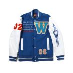 スタジャン RADIO EVA 862 EVANGELION BASEBALL JACKET メンズ