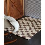 ラグ ラグマット レディース ブリッド モロッコ チェッカー ラグ / BRID Morocco CHECKER RUG「90×130」