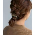 ヘアゴム シックカラーリボンヘアゴム