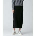 スカート ウールスムースタイトスカート