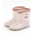 レインシューズ カップケーキ柄 レインシューズ