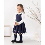 ワンピース スカラップフォーマルワンピース キッズ 子供服 女の子