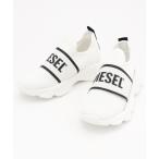 スニーカー DIESEL(ディーゼル)Kids & Junior ブランドロゴプリントローカットスニーカー キッズ 子供 男の子 女の子