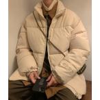 ダウンジャケット ダウン オーバーサイズフェイクダウンジャケット メンズ レディース