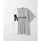 ショッピングKIDS tシャツ Tシャツ キッズ MM6 Maison Margiela(エムエムシックス)Kids ＆ Junior ブランドロゴバイカラー半袖Tシャツカ