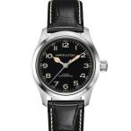 腕時計 HAMILTON 「ハミルトン」 腕時計 Khaki Field （カーキ フィールド） Murph オート 自動巻き 38MM ブラック×ブ