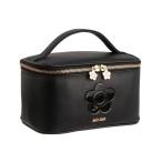 ポーチ マリークワント mary quant サフィアーノデイジーパッチ ミラーバニティ レディース