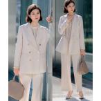 ショッピング七五三 セットアップ 「オケージョン対応」着回しベスト＆ジャケット3点セットアップスーツ　入卒式/七五三/セレモニー/お宮参り レディース