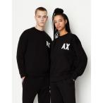 ショッピングアルマーニ スウェット メンズ 「A|X アルマーニ エクスチェンジ」AXロゴ スウェットプルオーバー (UNISEX CAPSULE)