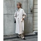 トレンチコート コート スタンドカラートレンチコート レディース