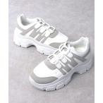 スニーカー ボリュームソール　厚底スニーカー レディース