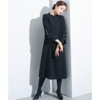 セットアップ 「喪服・礼服」「Callarus」日本製生地使用洗える防しわパール風デザインスリーブワンピース レディース