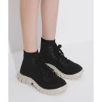 ショッピングソックス スニーカー ニットソックス ハイトップスニーカー レディース