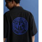 ショッピングschott シャツ ブラウス メンズ 「WEB LIMITED」Schott/ショット/NYC EMB. TC SHIRT ”STAMP” /刺繍 シャツ NYC