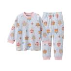 パジャマ おなか安心ボタン付き なめらか超柔綿 長袖パジャマ（ケーキ） キッズ 子供 女の子