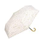 折りたたみ傘 遮光パターンズプリント ミニ レディース