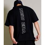 メンズ tシャツ Tシャツ 「 ムラサキスポーツ別注」NEW ERA/ニューエラ Rear Vertical Logo オーバーサイズ バックロゴプリ