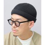 ニット帽 ニットキャップ アクリルコットン ショート ロールワッチ メンズ レディース