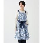 エプロン 大花柄エプロン