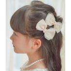 ヘアクリップ オーガンジーミニリボン ヘアクリップ 2個セット