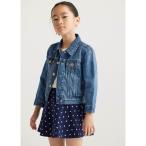 デニムジャケット アウター ウォッシュウェル アイコン デニムジャケット (キッズ) キッズ 子供服 女の子