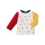 tシャツ ビーンズ総柄 長袖Tシャツ キッズ 子供服 男の子 女の子