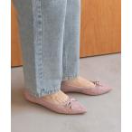 パンプス レースフラットパンプス レディース