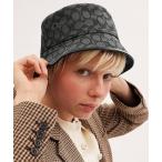 ショッピングシグネチャー 帽子 ハット シグネチャー ジャカード バケット ハット レディース メンズ