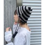 ニット帽 ニットキャップ 「HIKA」猫耳ボンボンワッチCAP レディース メンズ