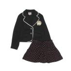 ショッピング入学式 スーツ 女の子 セレモニースーツ フォーマル 発表会 卒園式 入学式 ガールズドットスーツ キッズ 子供服 女の子