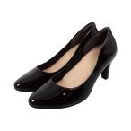 パンプス 走れるパンプス ラウンドトゥ7cmヒール