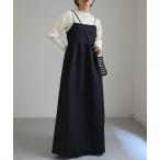 ワンピース ジャガードベアキャミワンピース