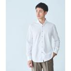 シャツ JUST fit シルケット カット 長袖 シャツ -抗菌- メンズ