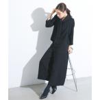 セットアップ 「喪服・礼服」「Callarus」日本製生地使用洗える防しわ前開きボウタイデザインブラウス+ワイドパンツセットアップ レディース