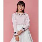 tシャツ Tシャツ チュール切替えフリルロンT キッズ