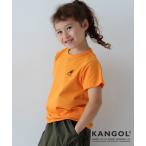 ショッピング半袖シャツ tシャツ KANGOLロゴ入り半袖Tシャツ キッズ 子供服 男の子 女の子