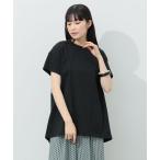 tシャツ バックスリット プルオーバー レディース