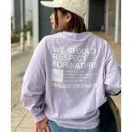 tシャツ 「CAMP7」バックロゴプリントロンＴ レディース