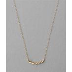 ネックレス 「レイヤード」 K10YG ツイスト ネックレス レディース