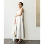 ワンピース ふくれジャガードホルターキャミワンピース