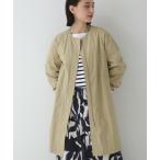 ノーカラーコート コート ノーカラースプリングコート レディース