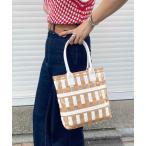 ハンドバッグ Casselini(キャセリーニ)ニッティングエナメルトート