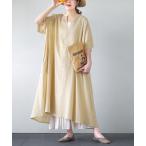 ワンピース 楊柳 カフタンワンピース
